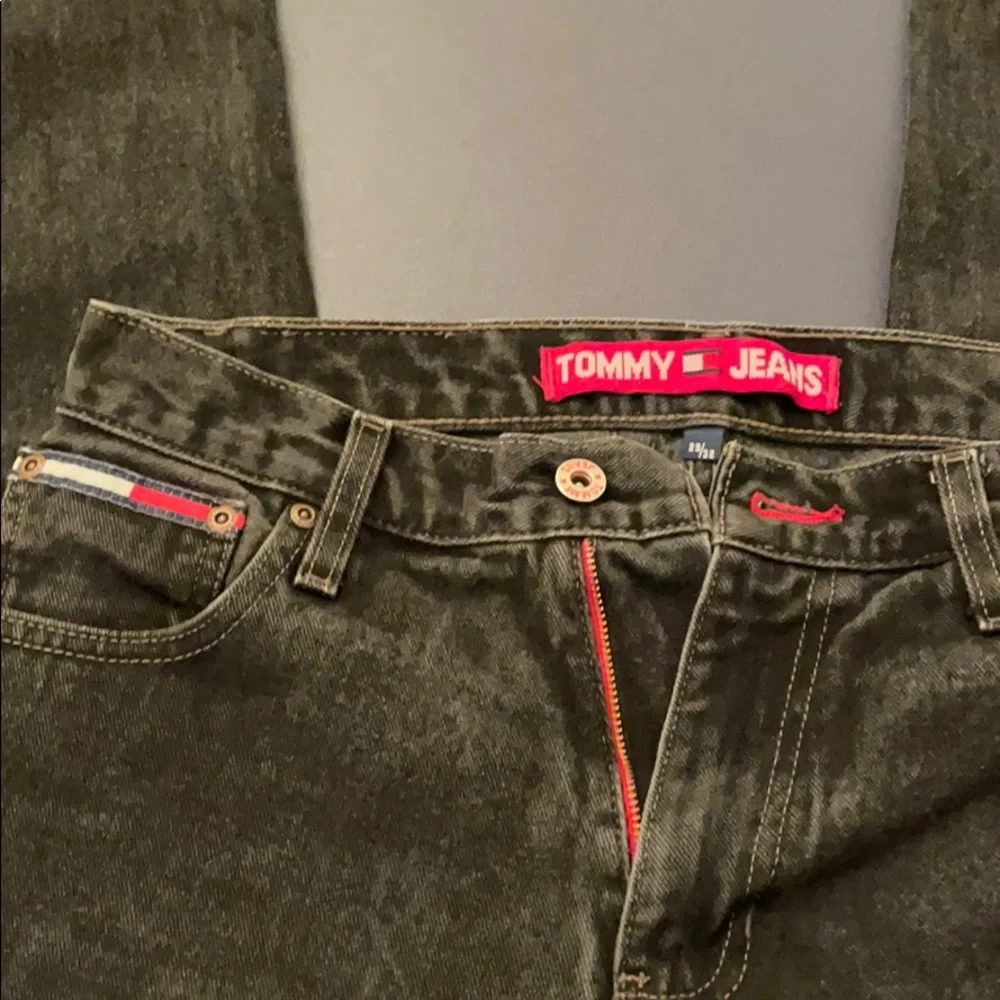 Tommy Hilfiger black vintage jeans (mlb)